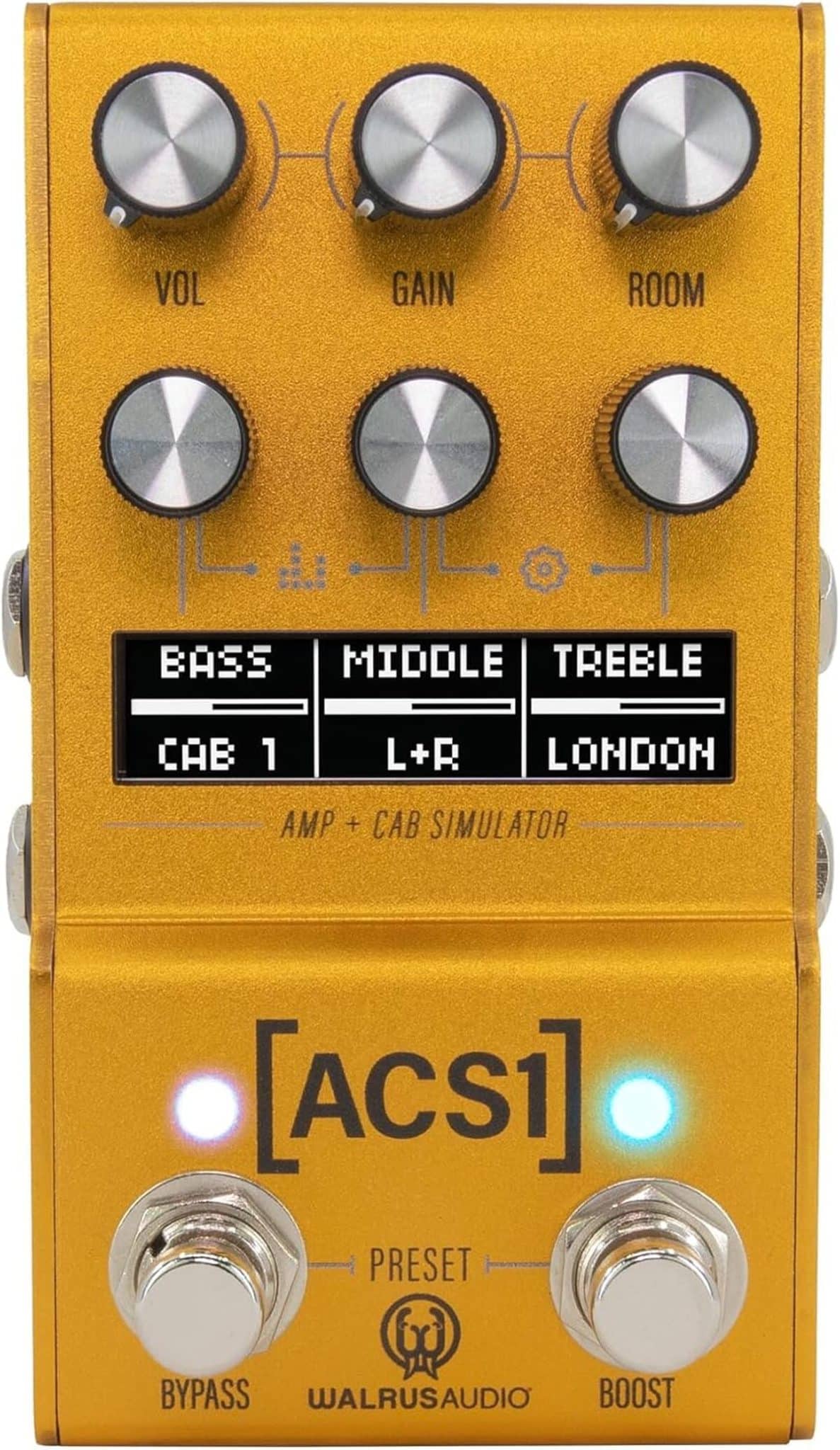 Test Walrus Audio Mako ACS1 MKII : simulateur d'ampli et cab pour guitares