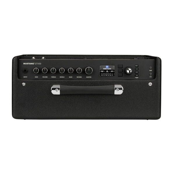 Fender Mustang GTX50 Ampli guitare – 50 W, haut-parleur Celestion 30,5 cm, 200 préréglages, connectivité WiFi