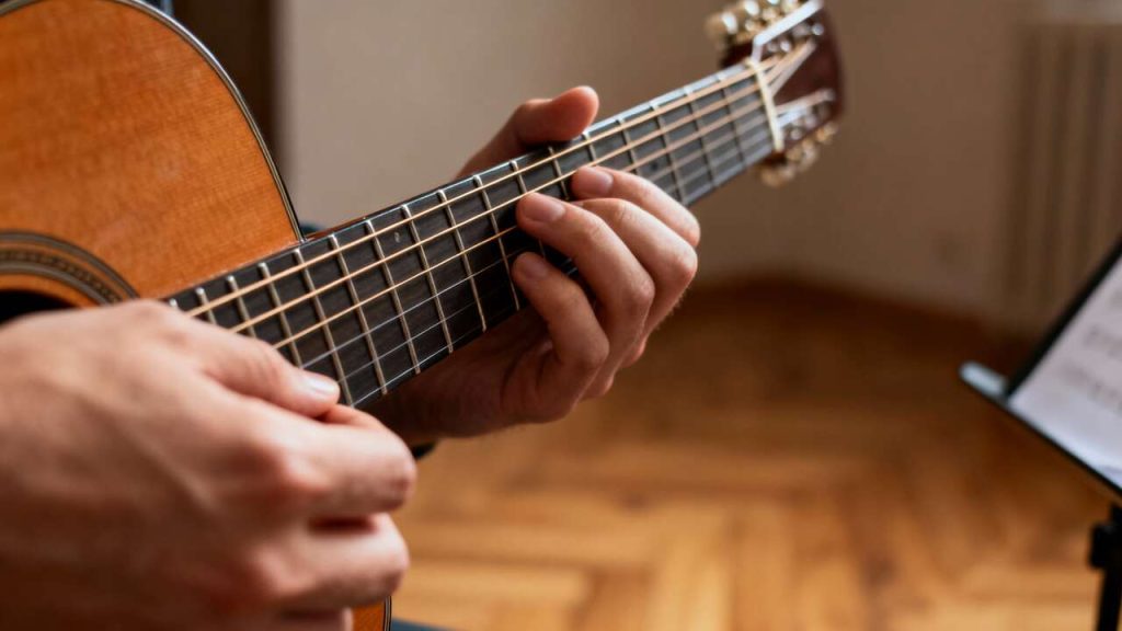 Accords barrés à la guitare : techniques et astuces