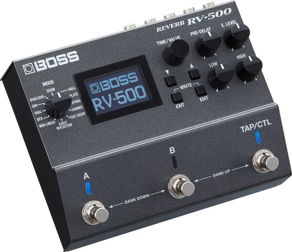 BOSS RV-500 Reverb Effects Pedal, Un son de qualité studio grâce à une conversion AD/DA 32 bits haut de gamme, un traitement 32 bits à virgule flottante et une fréquence d’échantillonnage de 96 kHz