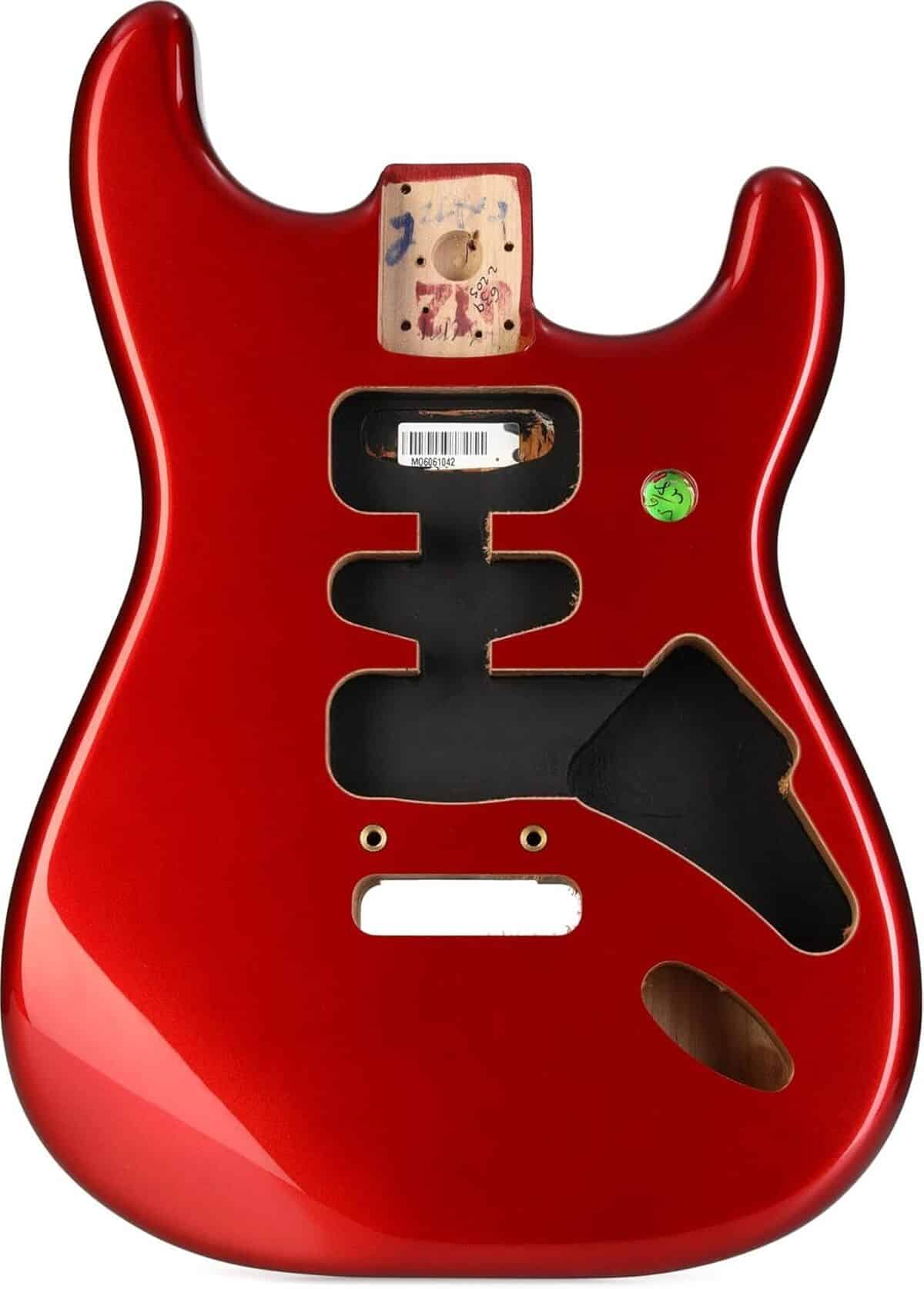 Test de la Fender Deluxe Stratocaster : corps en aulne