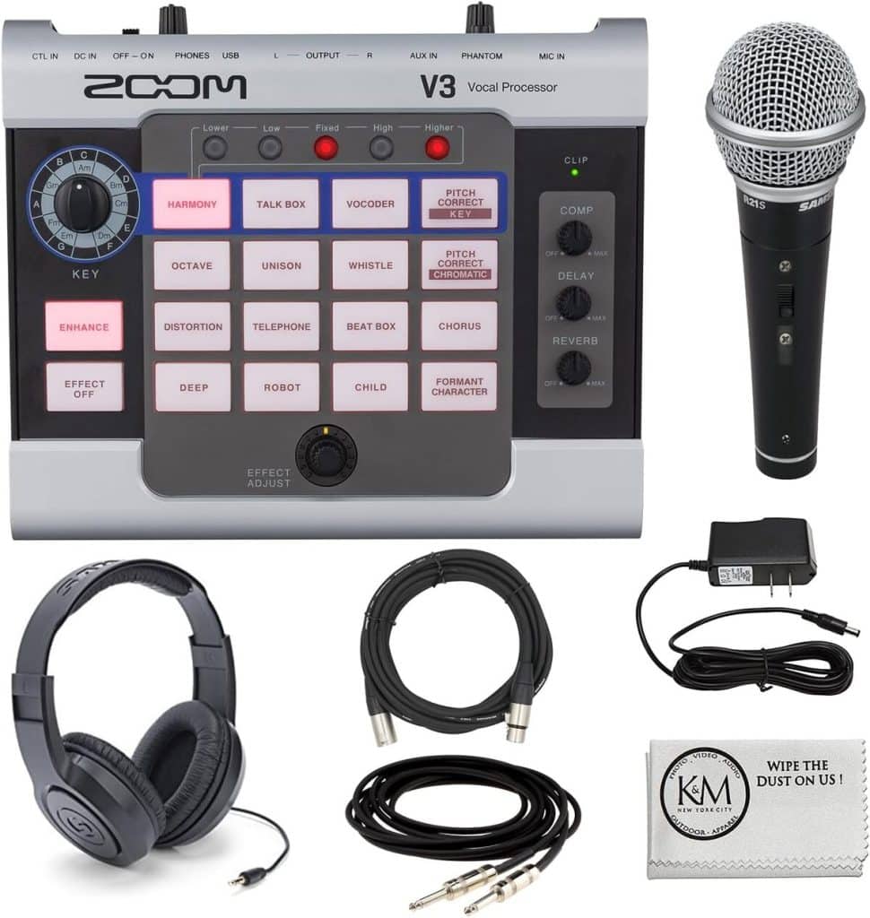 Test : ensemble Zoom V3 processeur vocal complet
