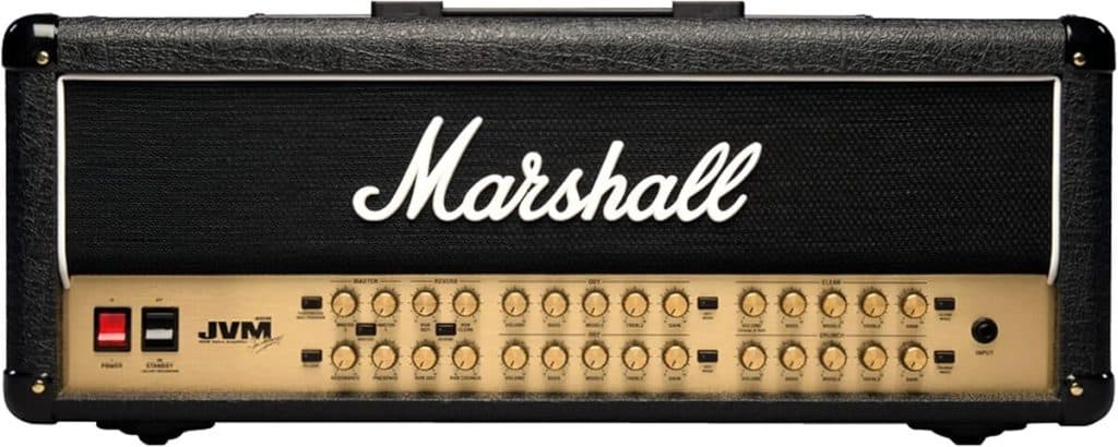 Test : marshall JVM410H tête 100 W 4 canaux