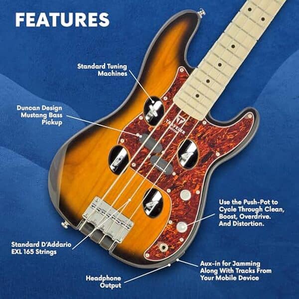 Découvrez notre test complet de la guitare basse Traveler Guitar TB4P SB MP Sunburst 4 cordes : design compact, sonorités exceptionnelles et performances acoustiques détaillées pour les musiciens nomades.