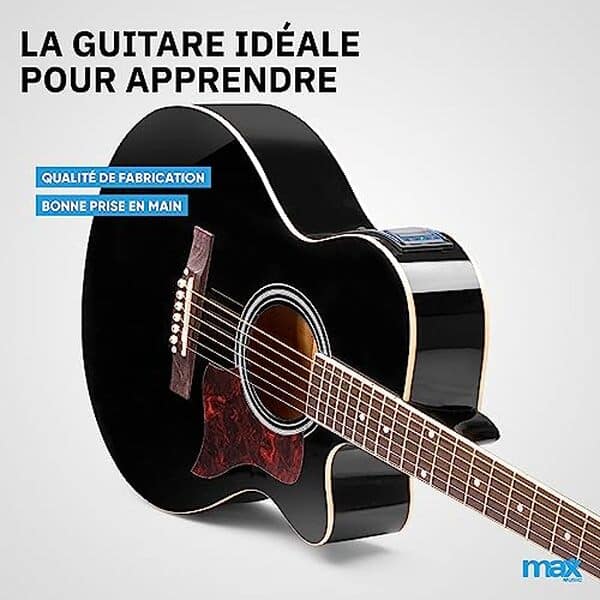 Découvrez notre test complet de la guitare Max Showkit : une électro-acoustique alliant puissance sonore et praticité pour les musiciens exigeants.