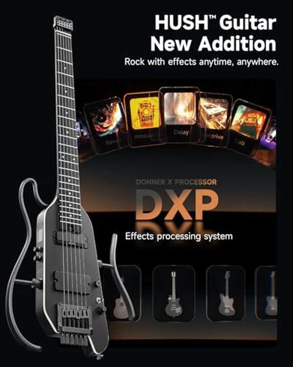 Découvrez notre test complet de la hush x pro, une guitare électrique innovante conçue pour les guitaristes nomades. Analyse des fonctionnalités, avantages et inconvénients de cet instrument révolutionnaire.