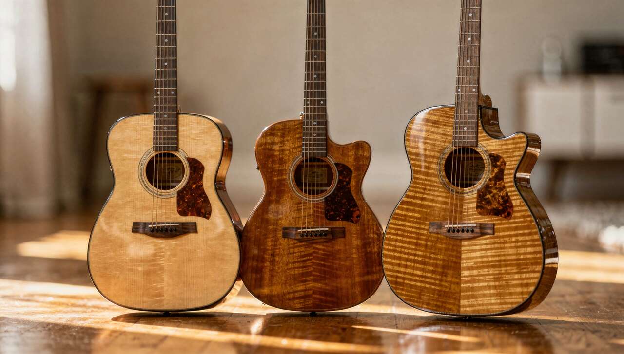 Les formes populaires : dreadnought, auditorium et jumbo