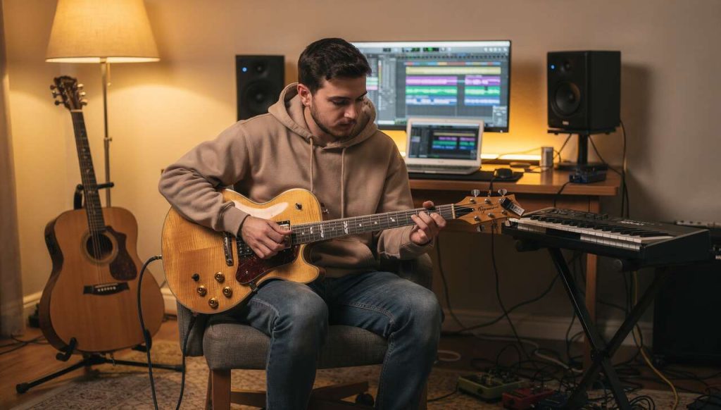 Comment choisir la backing track pour improvisation à la guitare débutant ?