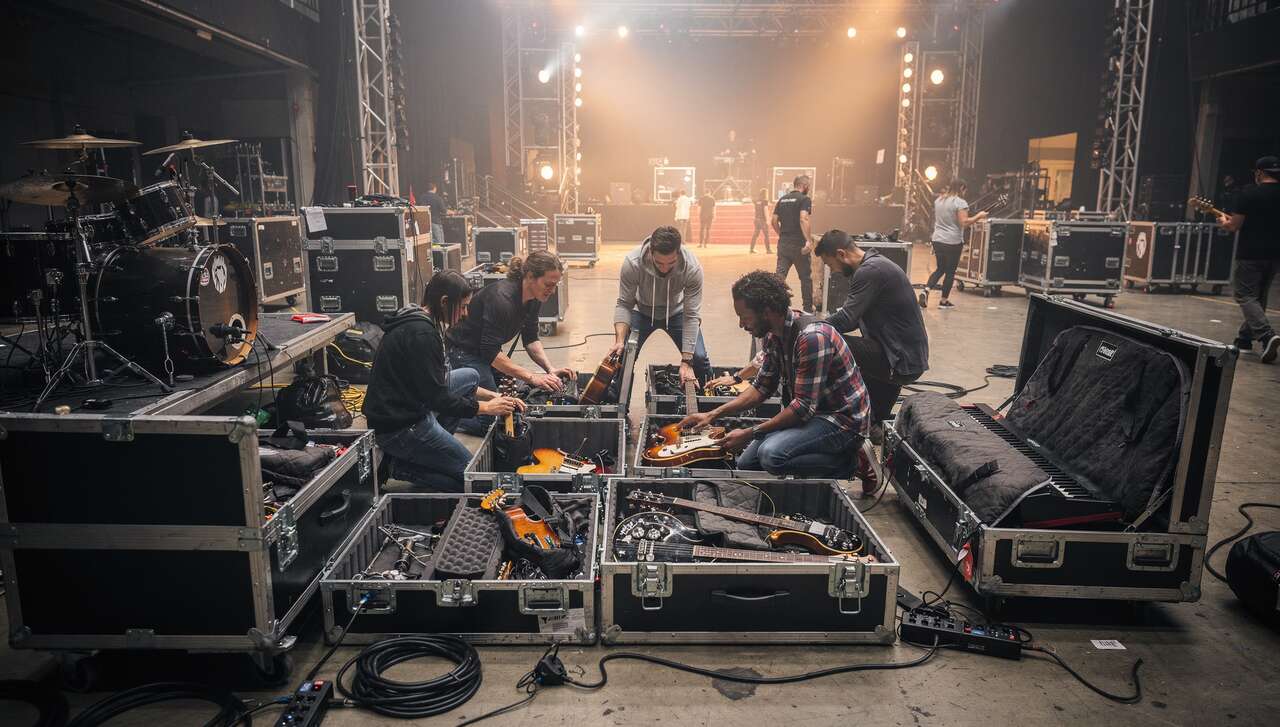 La préparation avant la tournée : un défi logistique