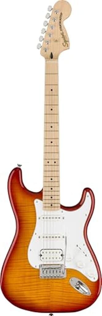 Test : affinity Stratocaster FMT HSS, l'élégance du Sienna Sunburst