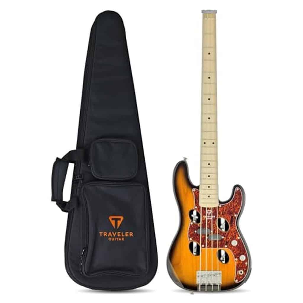 Test de la guitare basse Traveler Guitar TB4P SB MP Sunburst 4 cordes