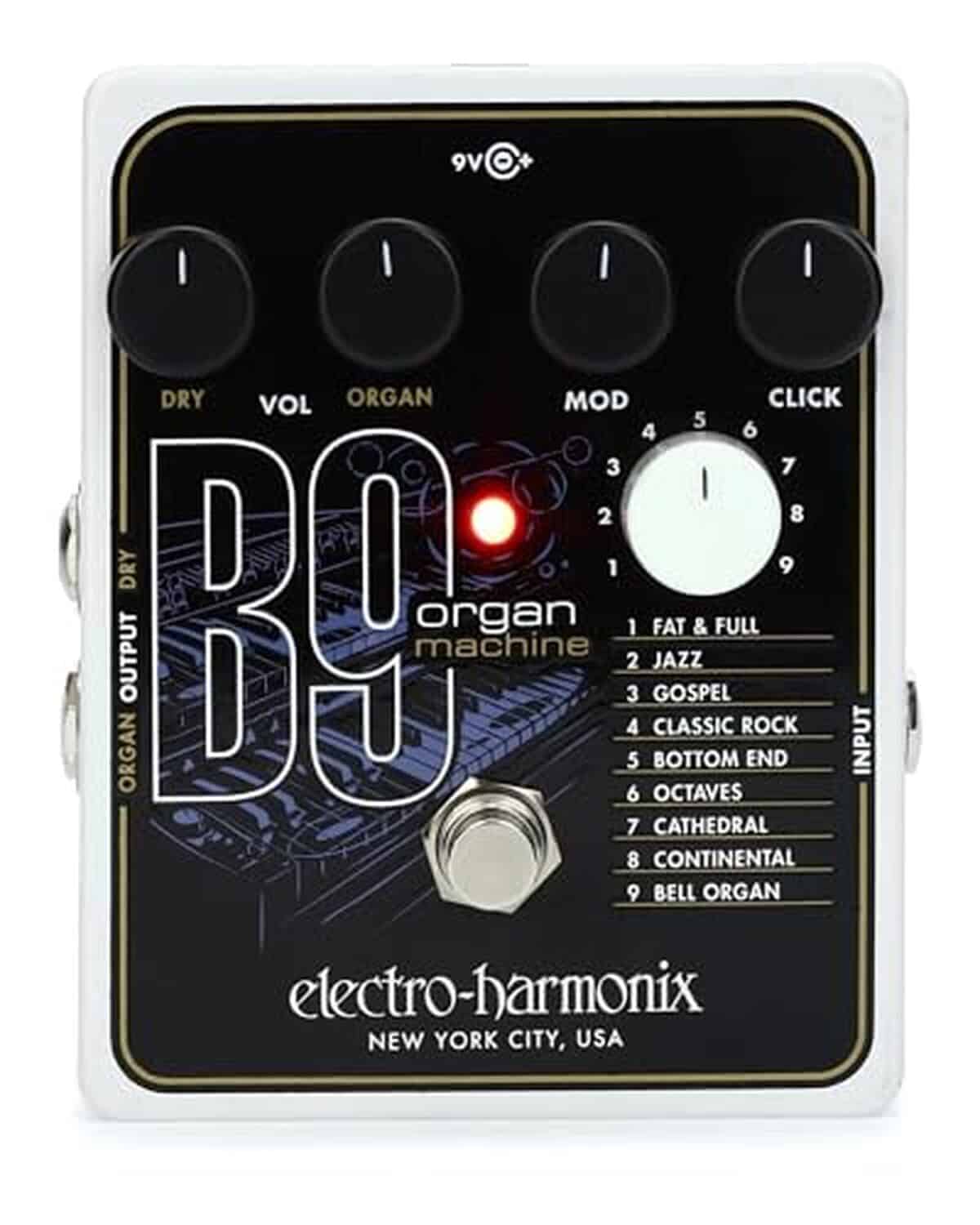 Test de l'Electro Harmonix B9 pour guitare