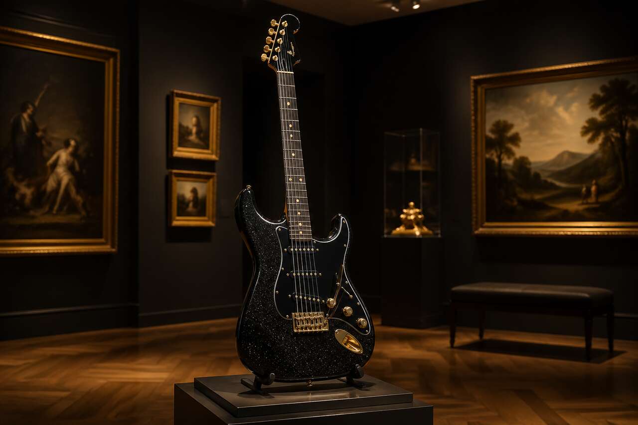La strat midnight opulence : une oeuvre d'art et de collection