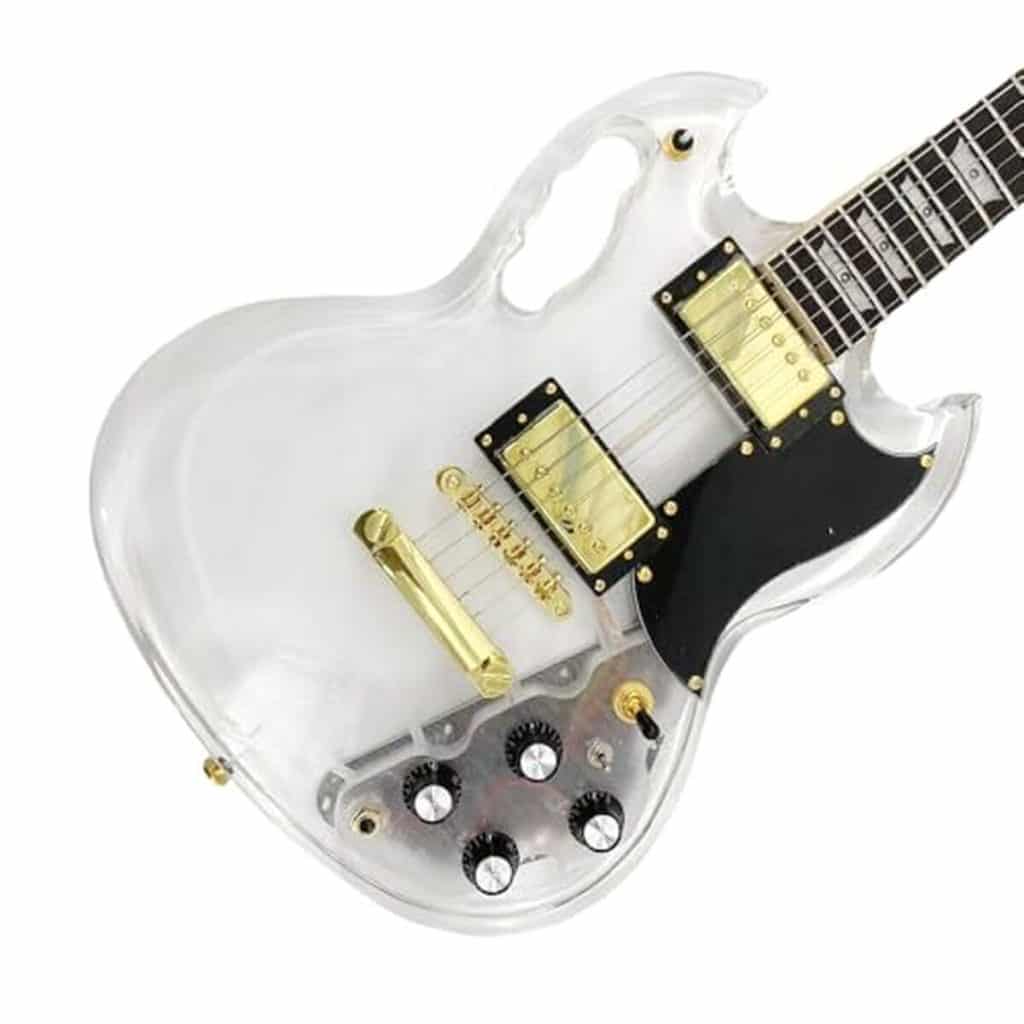 Test : guitare électrique WUQIMUSC avec LED et ton doux