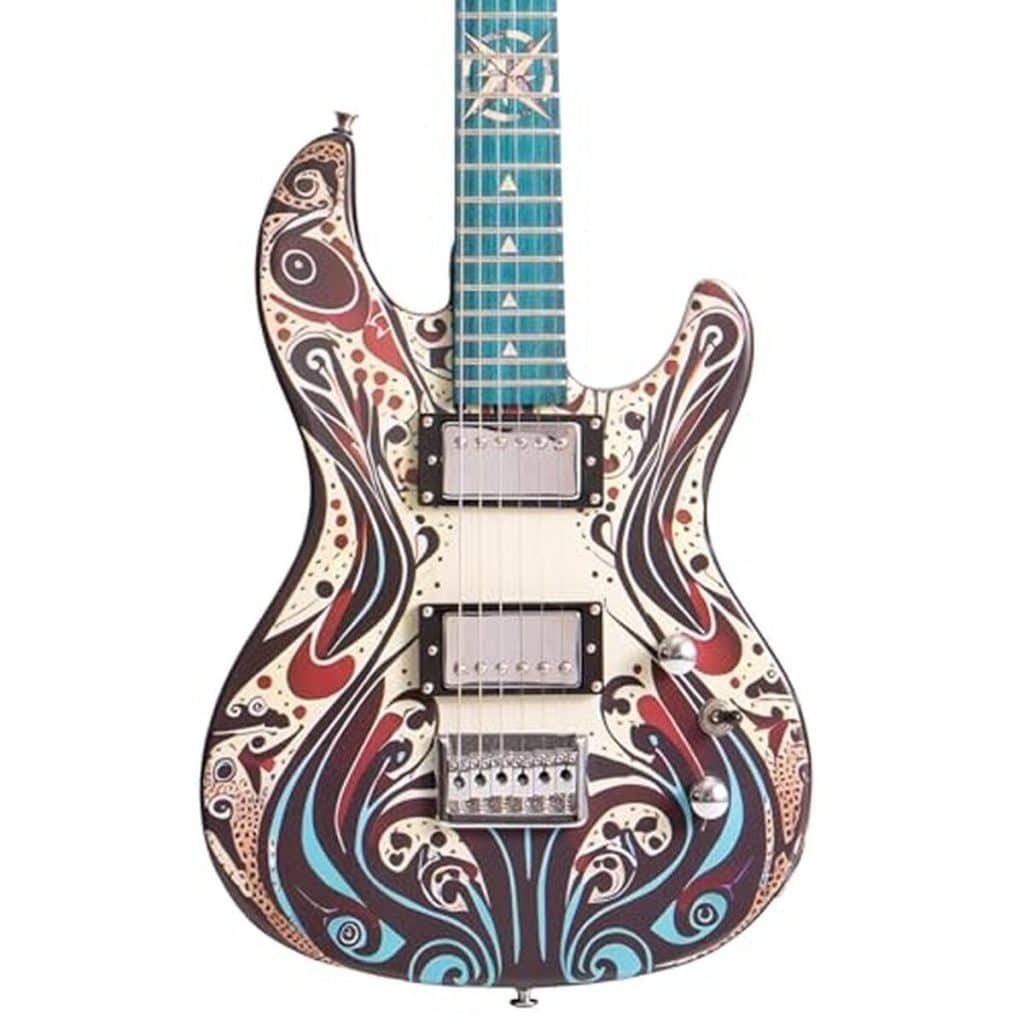 Test : lindo Sahara V2 guitare électrique avec touche en érable bleu