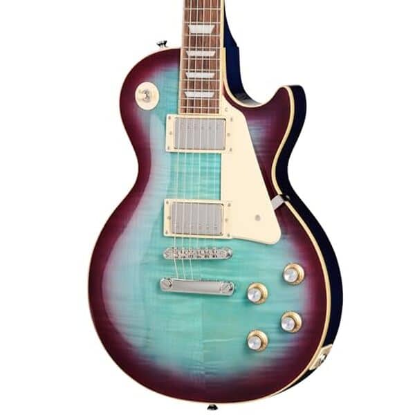 Découvrez notre test complet de l'Epiphone Les Paul Standard 60s Blueberry Burst : design vintage, qualité sonore et rapport prix. Avis d'expert inclus.