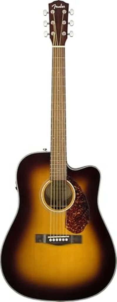 Test de la guitare électro-acoustique fender cd-140sce avec cours gratuits