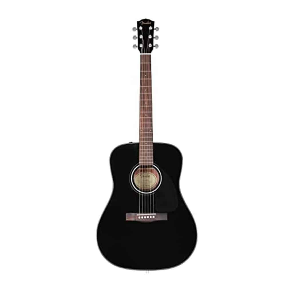 Test de la guitare Fender CD-60 full noir