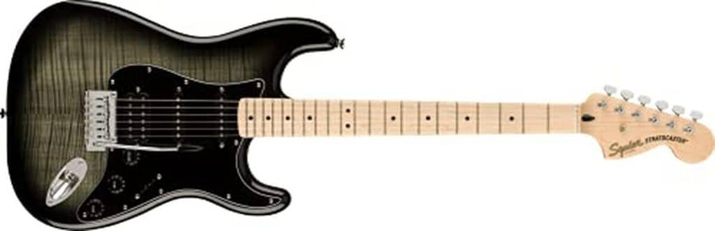 Test de la guitare Squier Affinity Stratocaster FMT HSS : notre avis complet