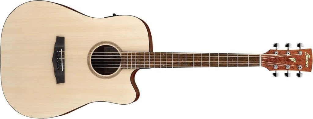 Test : ibanez PF10CE-OPN guitare électro-acoustique