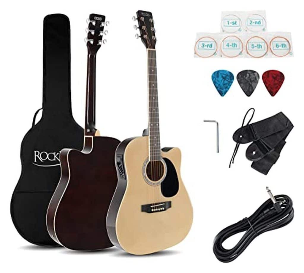Test : rocktile WSD-8CE-NT slim line, guitare western complète