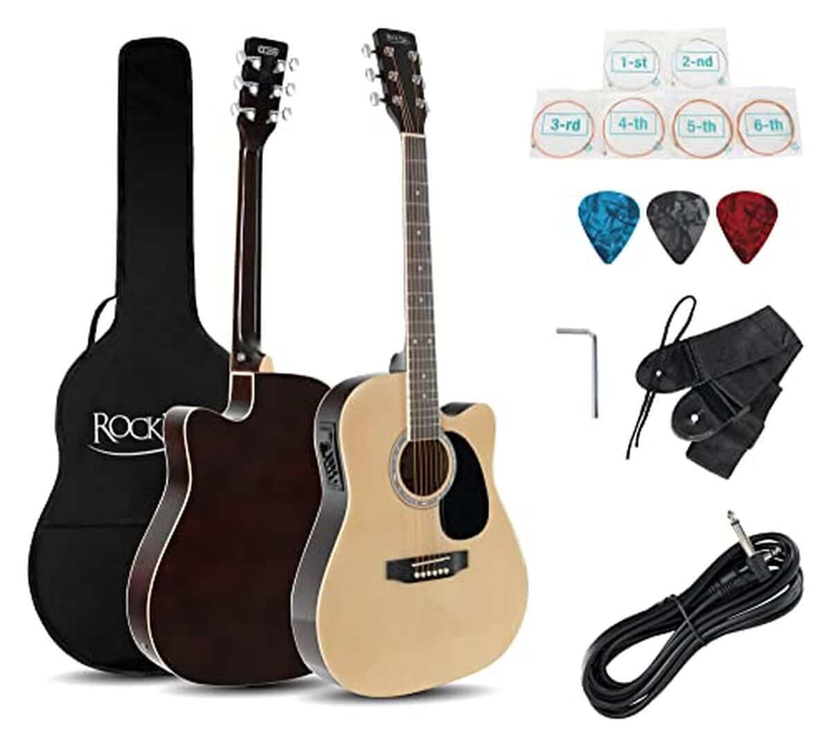 Test : rocktile WSD-8CE-NT slim line, guitare western complète