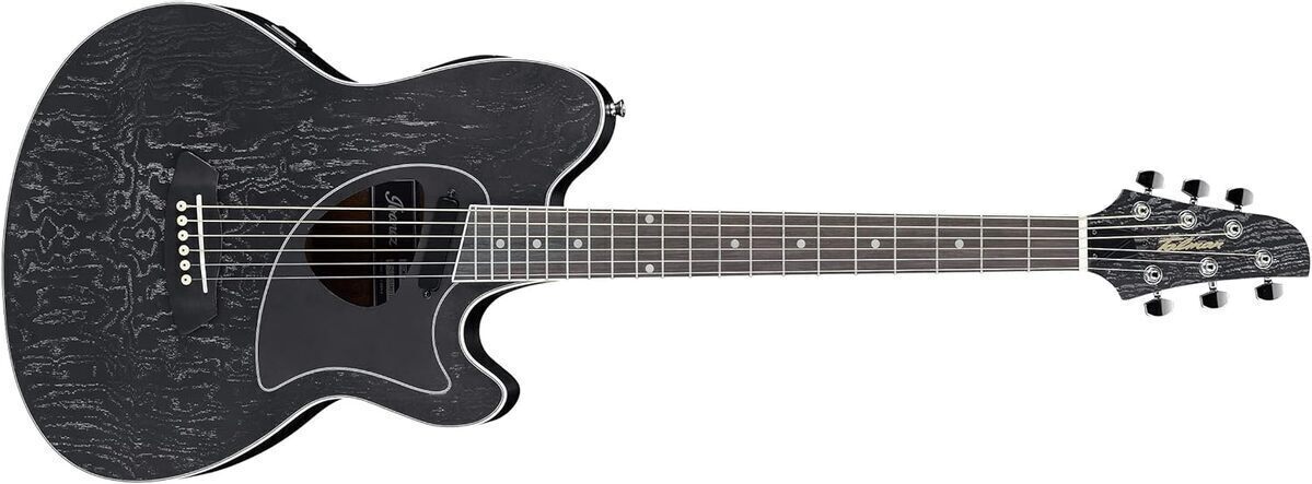 Test de la guitare acoustique Ibanez Talman TCM50-GBO Galaxy Black