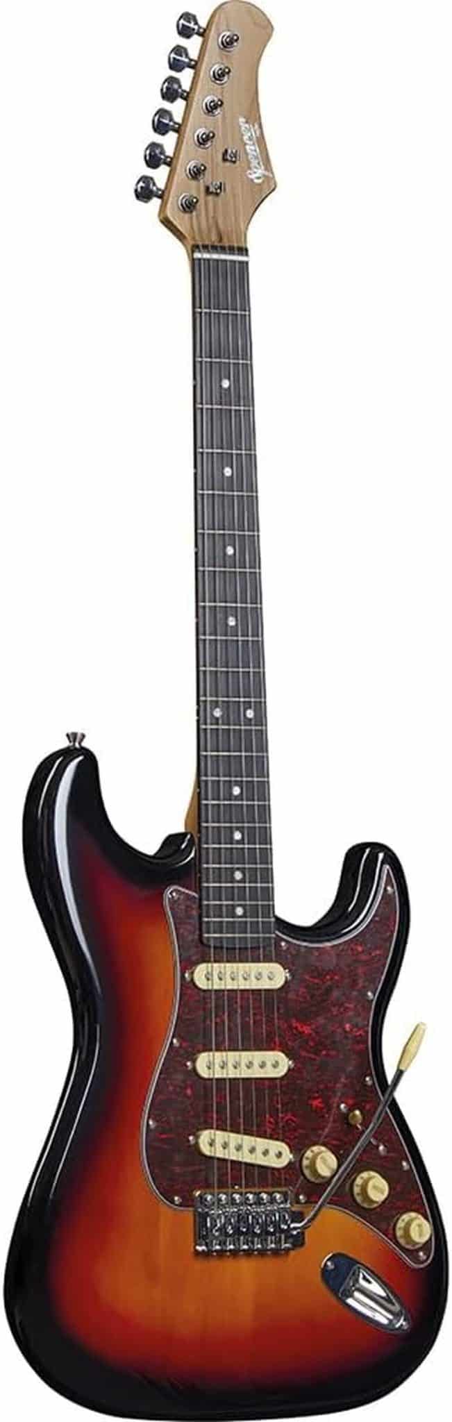 Test de la guitare électrique Spencer by Eko ST10 Sunburst