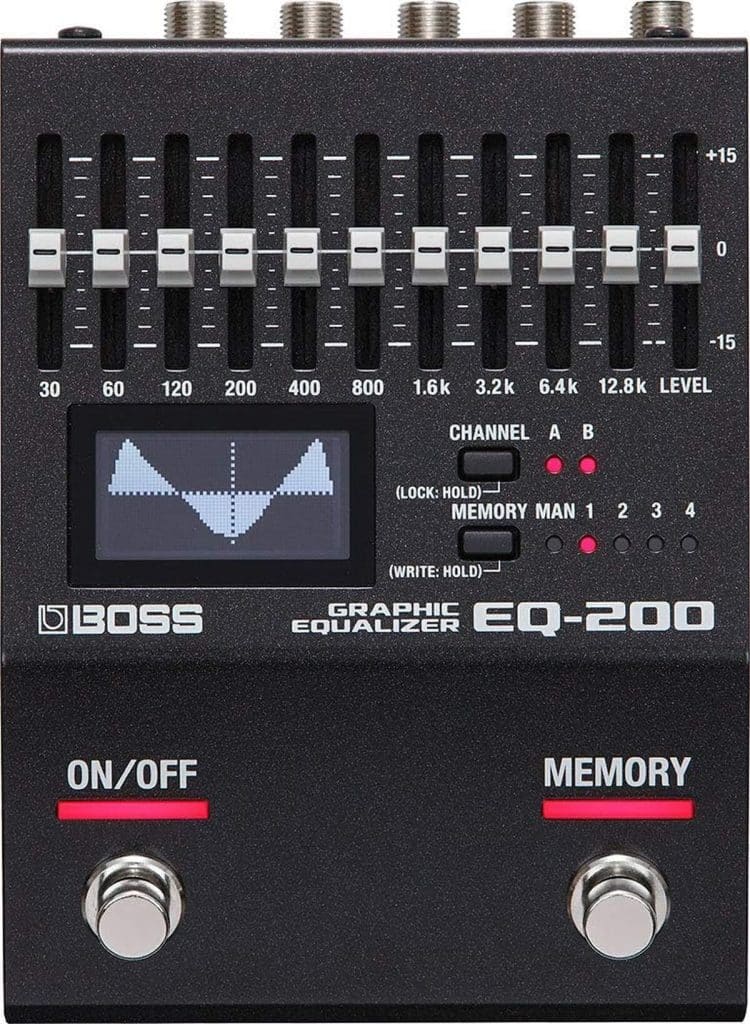 Test de l'égaliseur programmable BOSS EQ-200 : double EQ 10 bandes