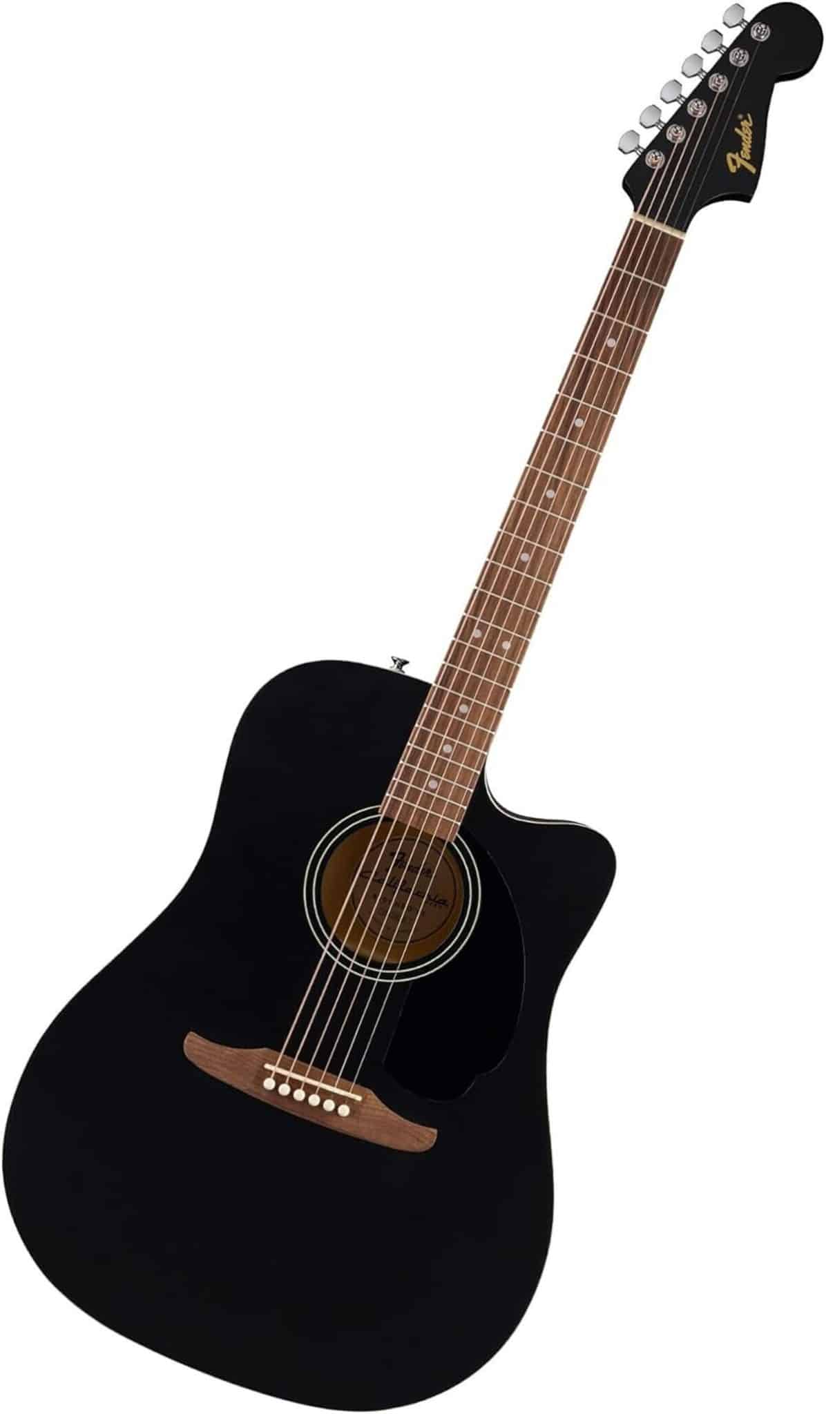 Test : fender CA Debut Redondo, guitare acoustique électrique noir