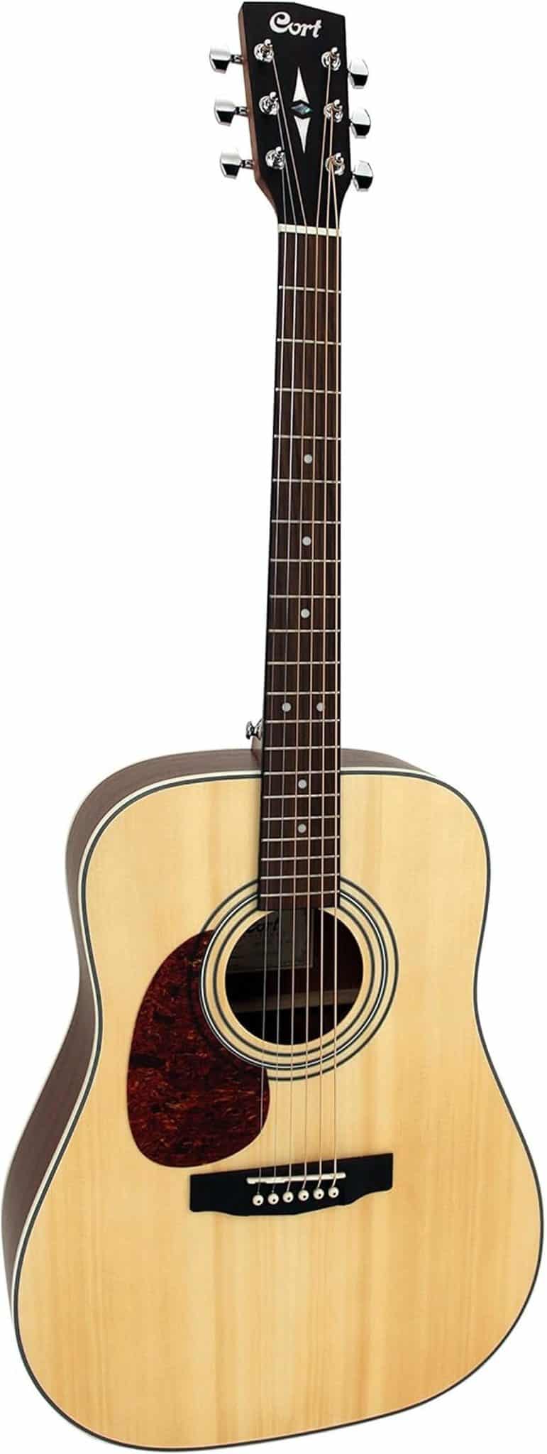 Test guitare Cort E70 : acoustique gaucher performante