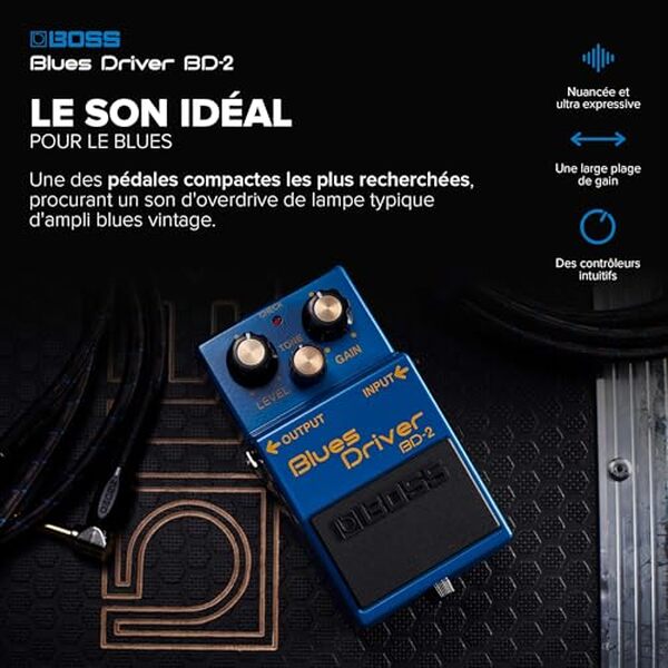 Découvrez notre test détaillé de la pédale Boss BD-2 blues driver : overdrive crémeux, son crunchy et caractéristiques pour guitaristes blues et rock.