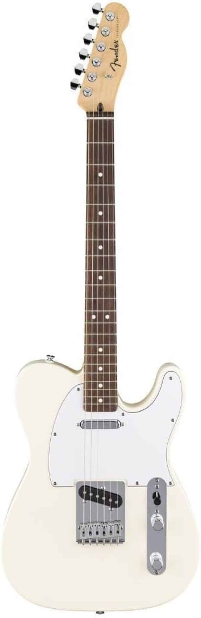 Test de la Standard Telecaster RW : olympic white de Fender