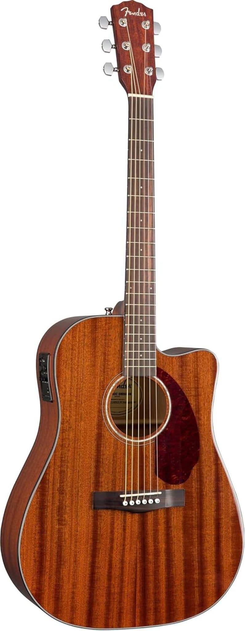 Test Fender CD-140SCE Dreadnought : acoustique Tout Acajou Avec Housse Et Cours Gratuits