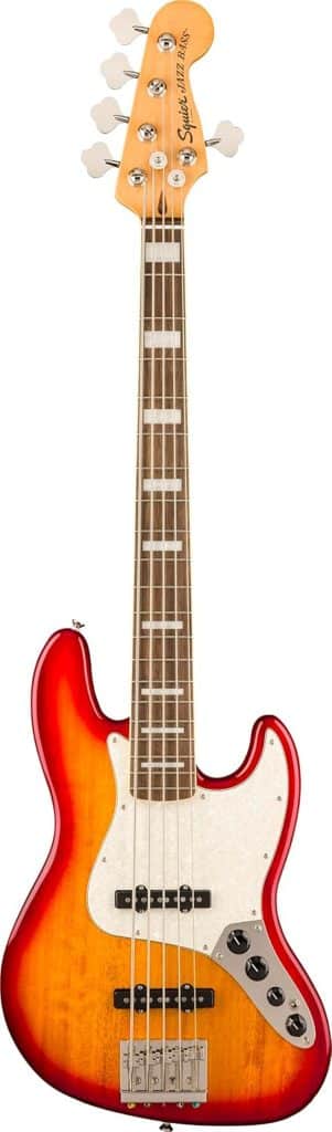 Test : la Squier Classic Vibe Active 70s Jazz Bass 5 cordes, notre avis complet
